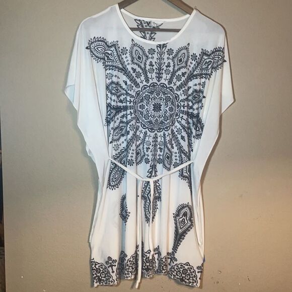 Tribal Print Swim Coverup - Picture 2 of 9